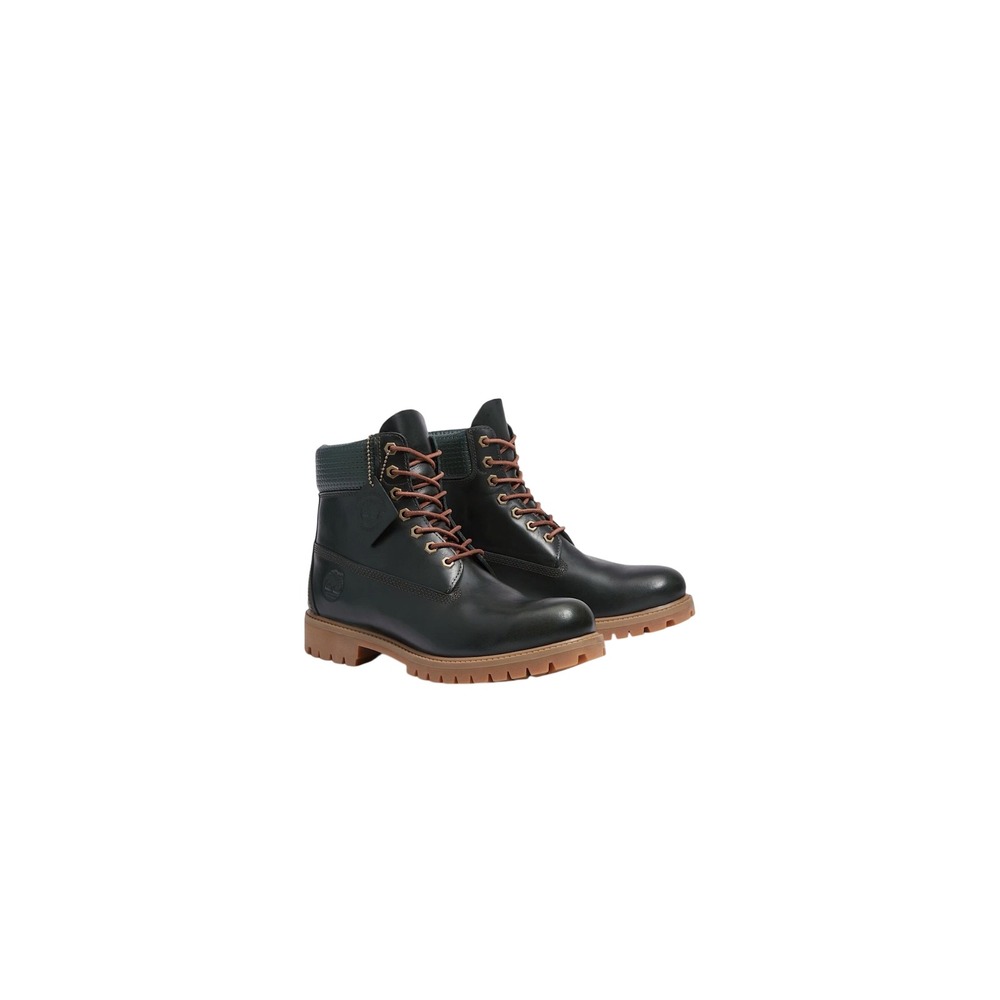 Timberland Premium 6 inch Waterproof Boot Dk Green Full Grain TB 0A2P6W EEQ 8.5
